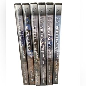 VirtualActive Home Biking 6 DVD Bundle New Sealed